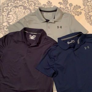 Boys Under Armour Polo Shirts